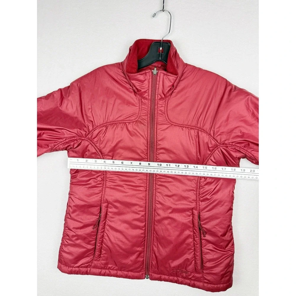 L.L.Bean Primaloft Ripstop‎ Jacket Womens Size S Berry Insulated Featherless